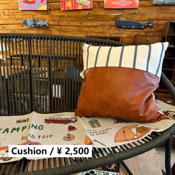 TOPANGA Homefurnishing　アメリカンモダンパッチワーククッションカバー　レザース...