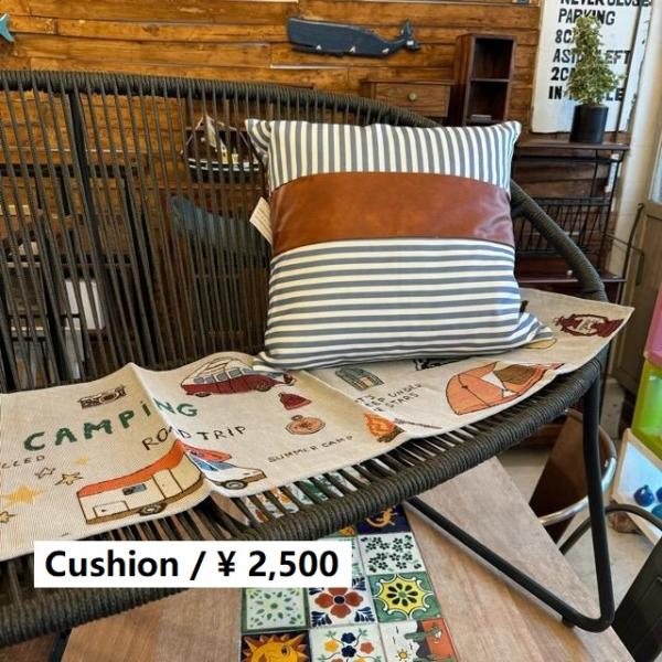 TOPANGA Homefurnishing　アメリカンモダンパッチワーククッションカバー　レザーボ...