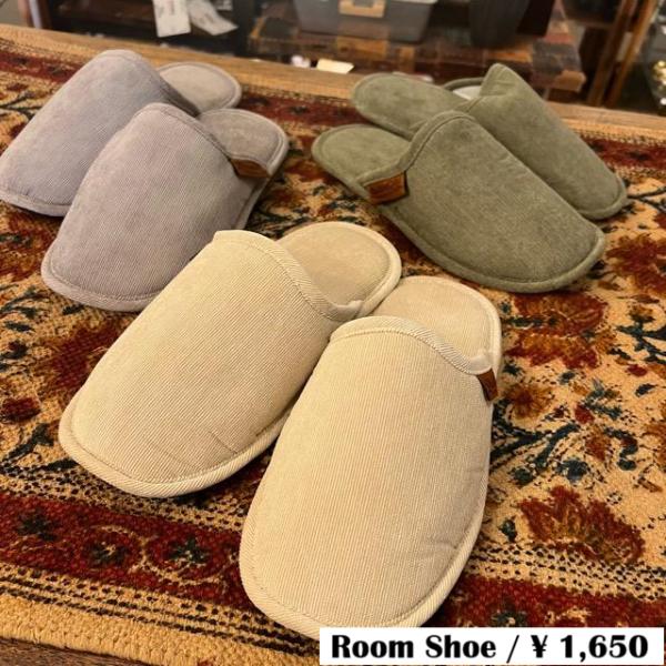 DULTON　CORDUROY SLIPPERS 　3Color　ダルトン　ワンタグコーデュロイルー...