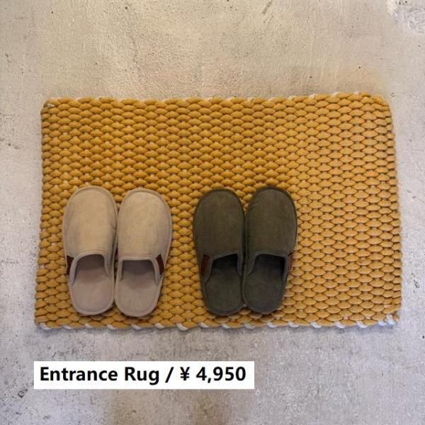 DULTON　ダルトン　2トーンカラーのコットンロープマット　50×75cm　全3色　イエロー　ブラ...