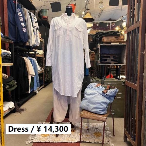 ICHI（イチ）　ハーフボタンシャツワンピース　ファッション　レディース　シャツ　ワンピース　コット...