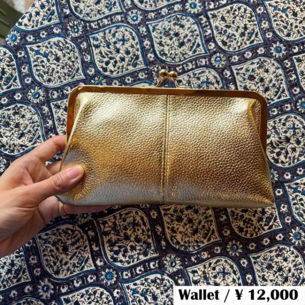 TOPANGA Accessory　Metallic Clasp Wallet 　Gold　メタリッ...