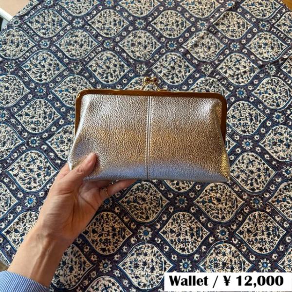 TOPANGA Accessory　Metallic Clasp Wallet 　Silver　メタ...