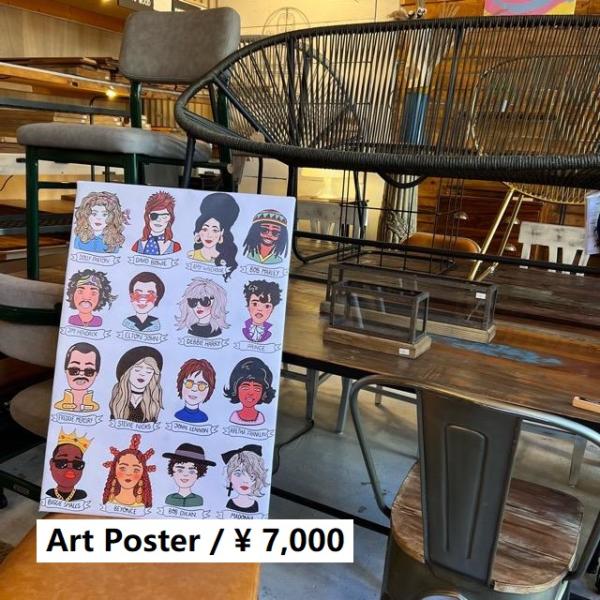 TOPANGA Zakka アートポスター　ALL STAR　インテリア　アートポスター　雑貨　壁飾...