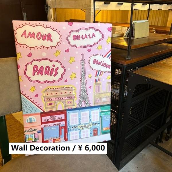 TOPANGA Zakka アートポスター　PARIS　A3　ウォールデコ　壁飾り　絵画　リビング　...