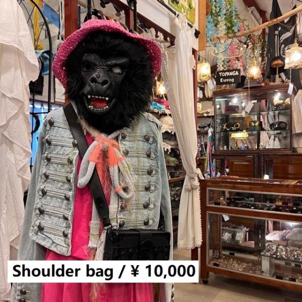 Topanga Bag　ブラックボックスバッグ　ファッション　バッグ　肩掛けバッグ　ショルダーバッグ...