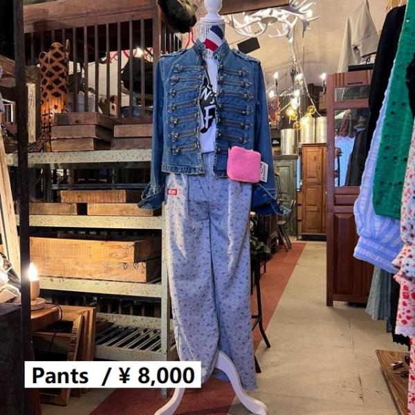 Topanga Lady's フラワープリントストレートスウェットパンツ　ファッション　レディース　...