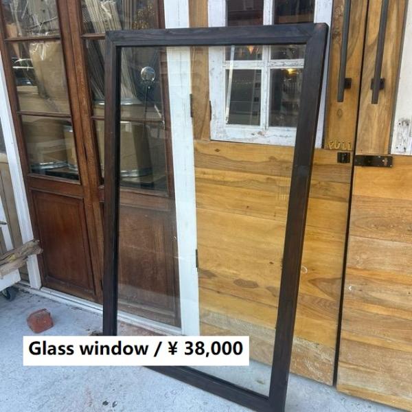 TOPANGA Funiture 大型アンティーク風ガラス窓　【サイズオーダー可能】　アジアン　アン...