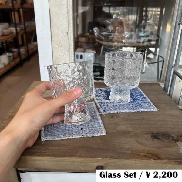 TOPANGA Kitchen　Glass glass　2Type　ガラスグラス　2種　ガラス　グラ...