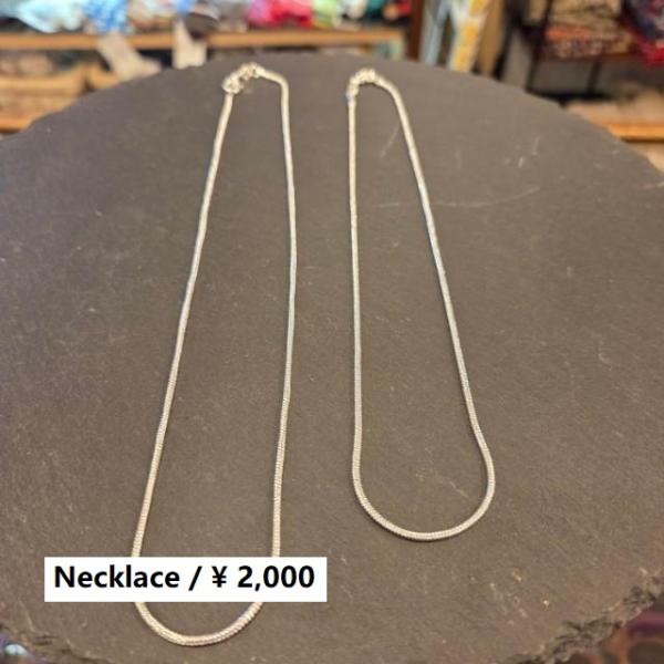 TOPANGA Jewelry　スターリングシルバー　フラットスネイクチェーン952　40cm　45...
