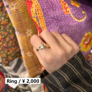 TOPANGA Jewelry 　wrap around fishリング　全2種類　10号　11号　｜abracadabra