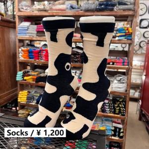 TOPANGA SOCKS Lady's　牛柄のようなソックス｜abracadabra