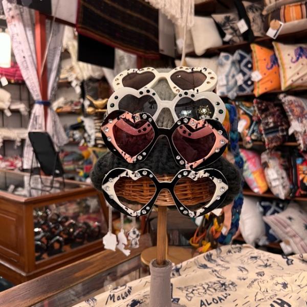TOPANGA Accessory　ハートデザインサングラス　全4色　ブラック　ブラウン　ピンク　グ...