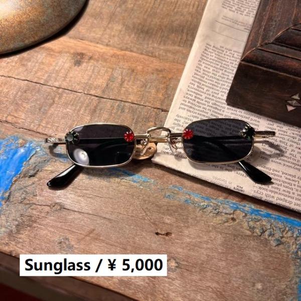 TOPANGA Accessory　ビーズポイントメタルサングラス　ファッション　サングラス　パーテ...