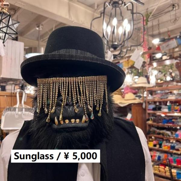 TOPANGA Accessory　フリンジビーズスポーツサングラス　ファッション　サングラス　パー...