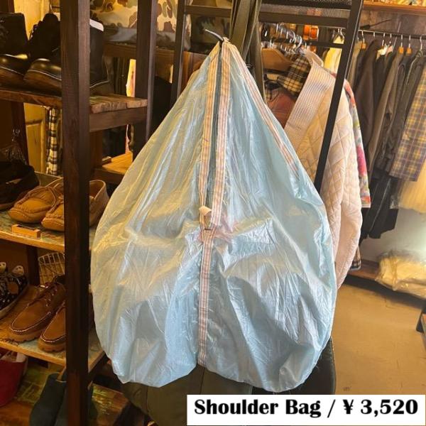 France Parachute Eco Bag Blue　フランス　パラシュートエコバッグ　ブルー...