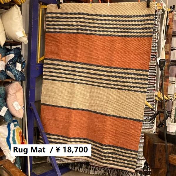 DULTON　ダルトン　コットンチンディラグ　COTTON CHINDI RUG TERRACOTT...