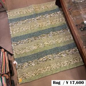 Spain Jalapa rug LL 120×170cm Green　スペイン　ハラパラグマット　LL　グリーン　1畳分　ベッド　チェア　ソファ　リビング　寝室　丸洗い