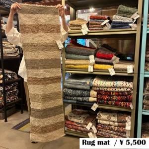 Spain Jalapa rug Long 40×150cm 3color　スペイン　ハラパラグマット　ロング　全3色　ナチュラル　イエロー　マルチ　キッチンマット　丸洗い　アソート