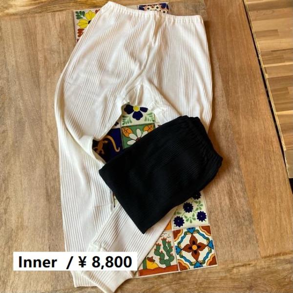 ICHI　テレコレギンス　全2色【ICHI Antiquites】　インナー　スパッツ　コットン　ホ...