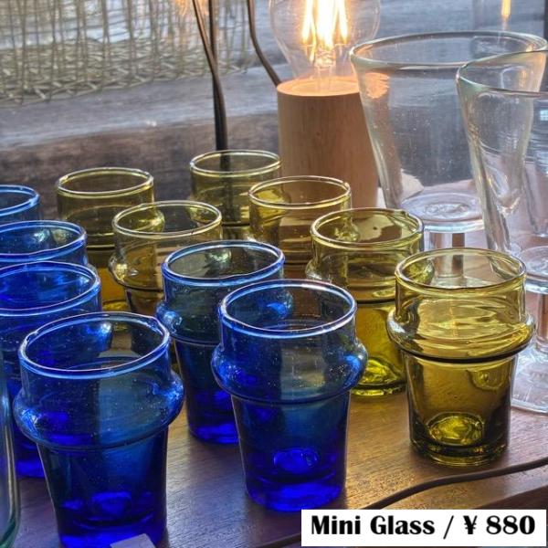Morocco Chai glass mini モロッコ　チャイグラス　ミニ　ブルー　グリーン　ミン...
