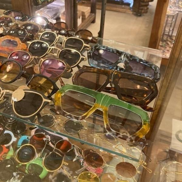 TOPANGA Accessory レオパードヘキサゴンサングラス　全3色　グリーン　ブラウン　ブル...