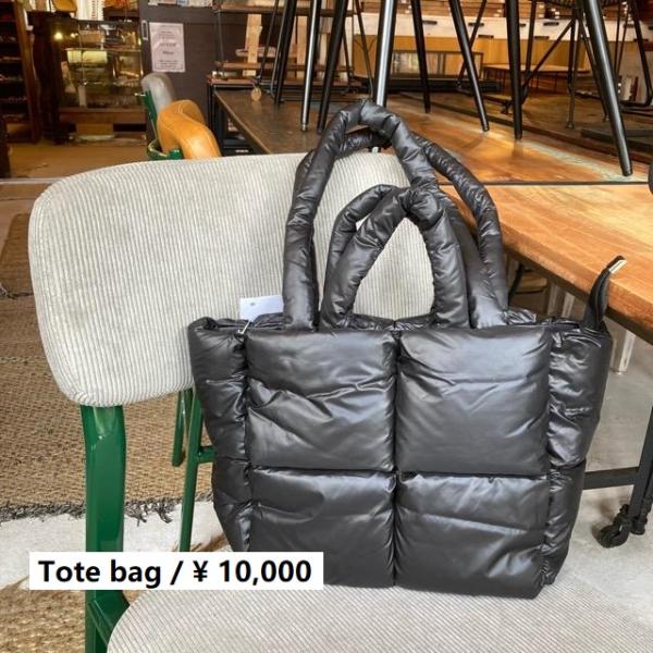 TOPANGA Accessory　キルティングクッショントートバッグ　ブラック　2wayバッグ　肩...
