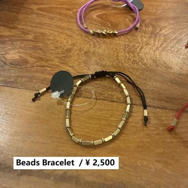 TOPANGA Jewelry　チベタンビーズコードブレスレット　ジオスレッド　ブラック　コッパー　...