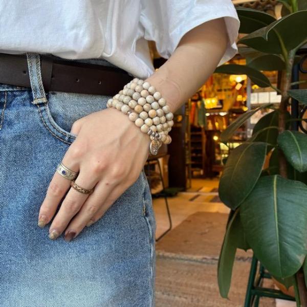 TOPANGA Jewelry　MARAブレスレット　シナモンウッド　生命の木　ロングネックレス　数...