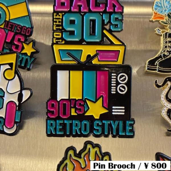 TOPANGA Jewelry　 Pin Brooch　90'S RETORO STYLE