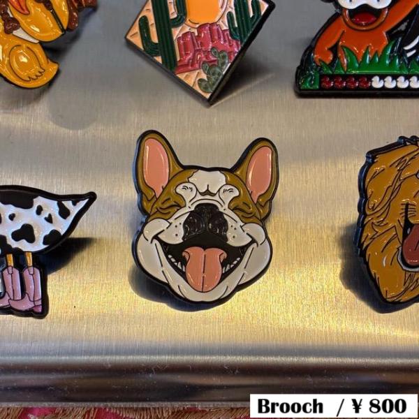 TOPANGA Jewelry Pin Brooch French bulldog　ピンブローチ　フ...