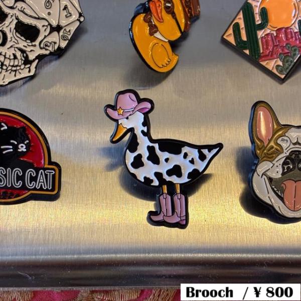 TOPANGA Jewelry Pin Brooch Cow duck　ピンブローチ　カウダック　ア...