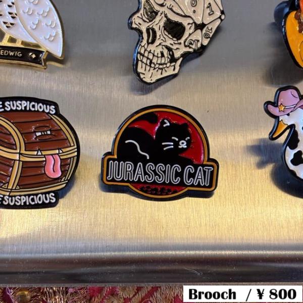 TOPANGA Jewelry Pin Brooch JURASSIC CAT　ピンブローチ　ジュラ...