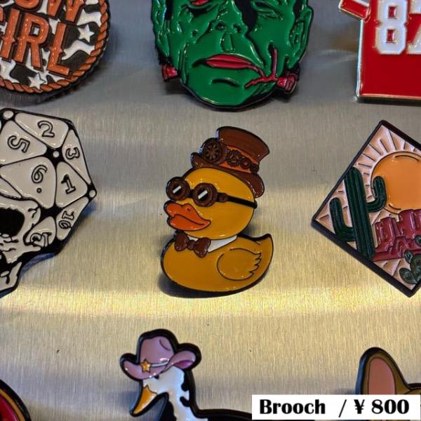 TOPANGA Jewelry Pin Brooch Inventor Duck　ピンブローチ　イン...