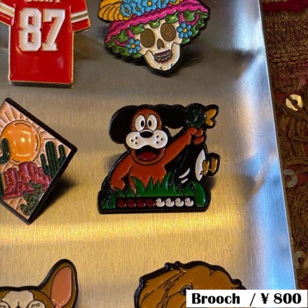 TOPANGA Jewelry Pin Brooch Hunter dog　ピンブローチ　ハンタード...