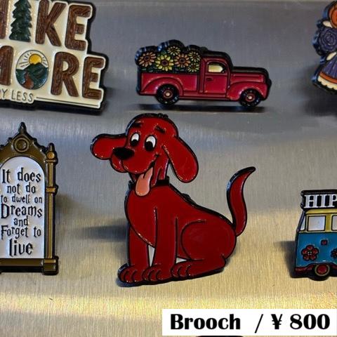 TOPANGA Jewelry Pin Brooch  RED DOG　ピンブローチ　レッドドッグ　...