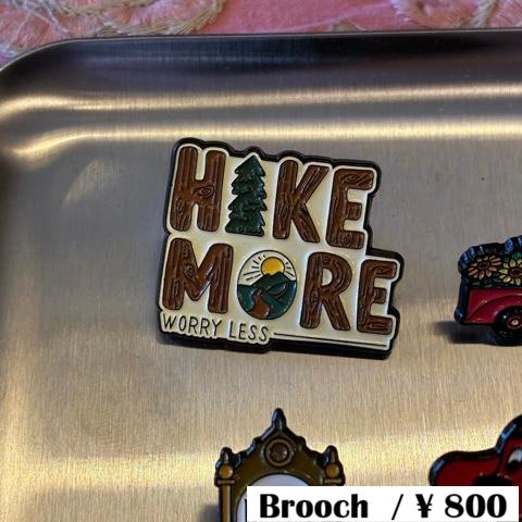 TOPANGA Jewelry Pin Brooch  HIKE MORE　ピンブローチ　ハイクモア...