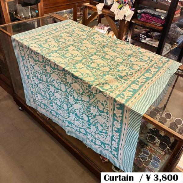 TOPANGA Homefurnishing India Block print curtain G...