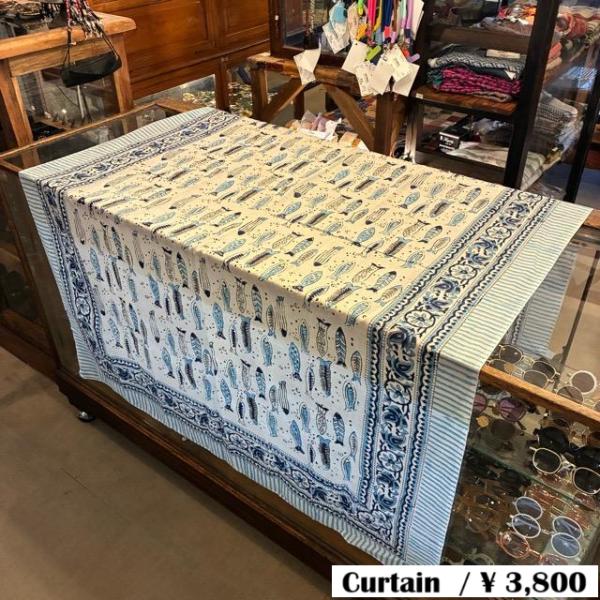 TOPANGA Homefurnishing India Block print curtain B...