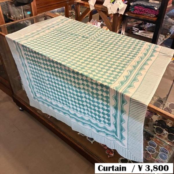 TOPANGA Homefurnishing India Block print curtain G...