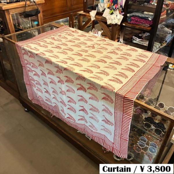 TOPANGA Homefurnishing India Block print curtain W...