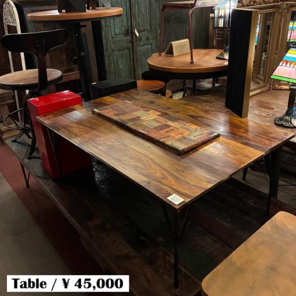 TOPANGA　Furniture　Sheesham Wood＆Leather Patchwork ...