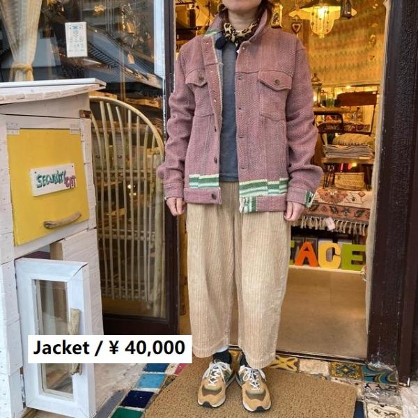 TOPANGA Lady's　ヴィンテージラリーキルトジャケット　L　Type B　パープル　デニム...