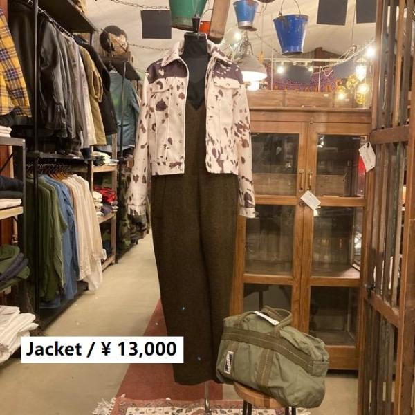 TOPANGA Lady's　カウガールジャケット　ホワイト　ブラウン　牛柄　カウ柄　カウボーイ　ウ...