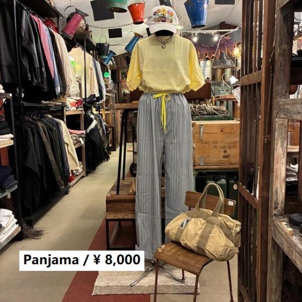 Topanga Lady's ドリーマーストライプイージーパンツ　全3色　イエロー　ピンク　グレー　...