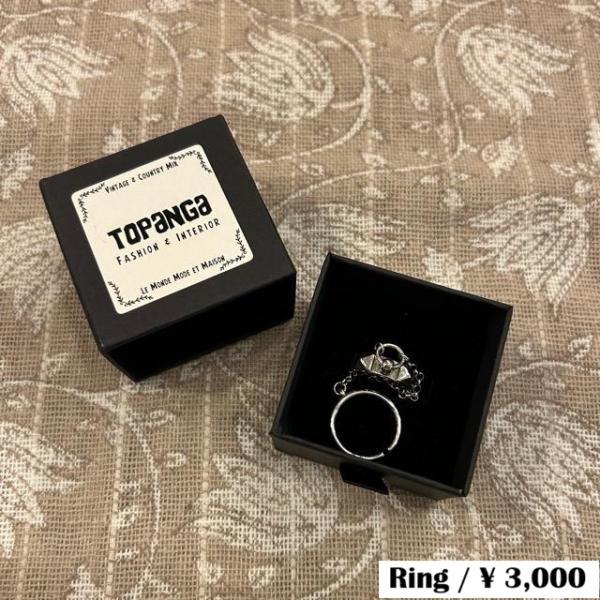 TOPANGA Jewelry  Silver Twin chain Ring Size 12 13...