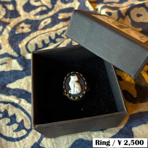 TOPANGA Jewelry　Cat Relief Ring Size 12　