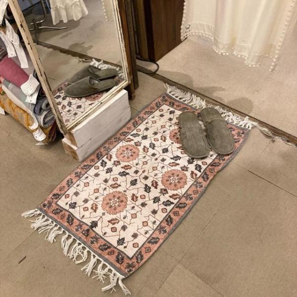 TOPANGA Homefurnishing　ペルシャプリントエントランスマット　キャラジ　50×8...