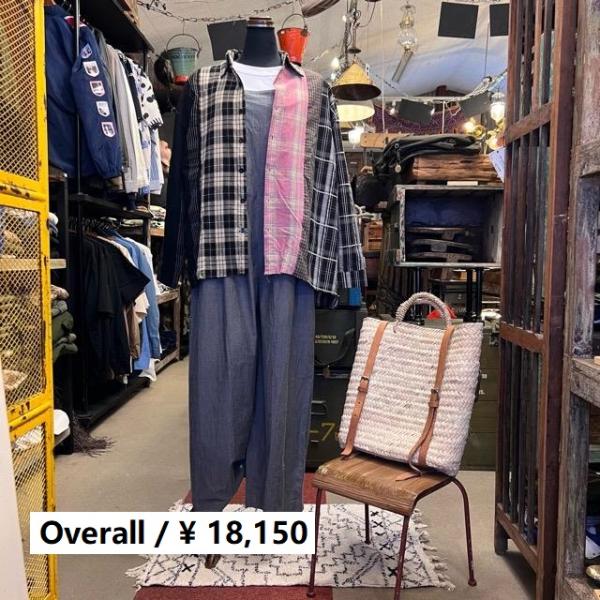 UNIVERSAL TISSU　ユニヴァーサルティシュ　ナチュラルタイプライタータックサロペット　T...