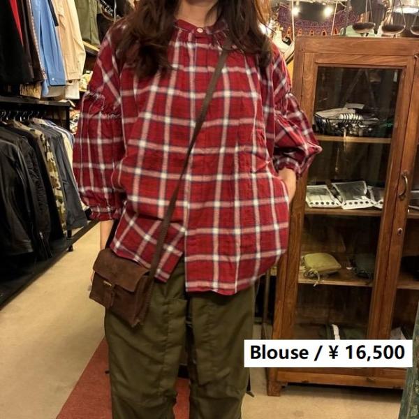 UNIVERSAL SEVEN　ユニヴァーサルセブン　ヘリンボンチェック トリプルシャーリングショー...